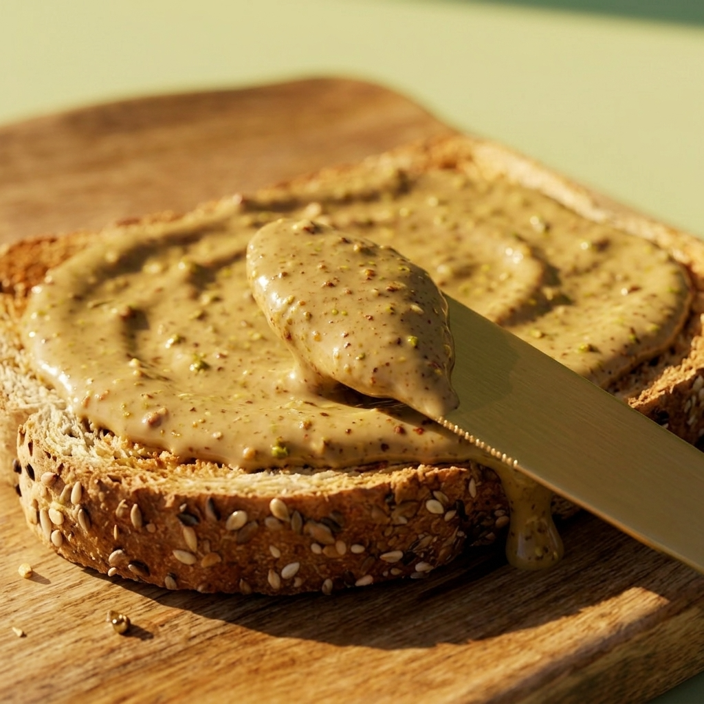 crema de pistacho y cacahuete